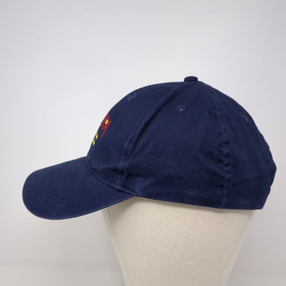 Alaska Strapback Baseball Cap Blue One Size Adjustable Embroidered Arctic Circle - Picture 3 of 9